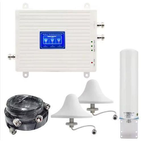 Cell Phone Signal Booster 900/1800/2100MHz 2G 3G 4G Tri-Band Amplifier