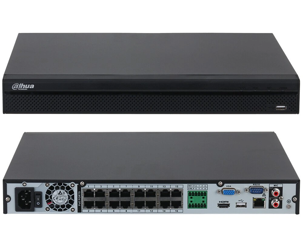 Dahua 32 Channel NVR | 16 PoE Ports | 4K Ultra HD | AI…