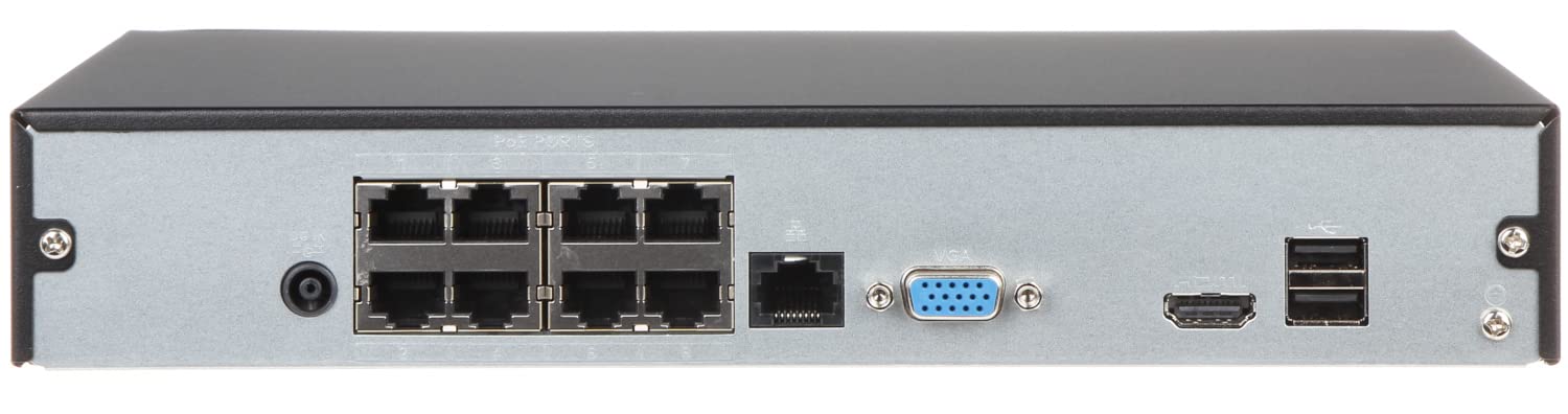 Dahua 8 Channel NVR | 8 PoE Ports | 8MP | H.265