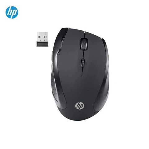 HP FM520A Wireless Black Mouse with 2.4GHz Connectivity, Ergonomic Design, and Precision Optical Tracking for Laptops and Desktop PCs