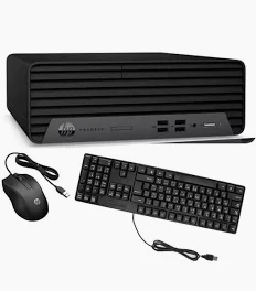 HP ProDesk 405 G6 SFF AMD Ryzen 7 processor, 8GB RAM, 256GB SSD, and 2GB graphics.