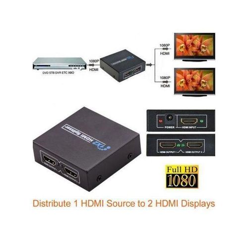 4K HDMI Splitter 1x2 – 1080p