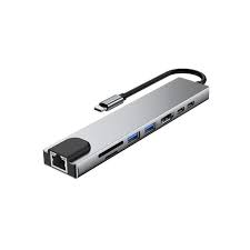 USB-C Multiport Hub Adapter 8-in-1 with HDMI