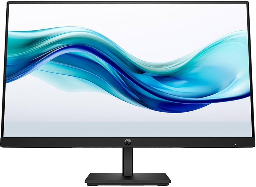 HP 324pf 24-Inch Full HD Monitor with IPS technology, vibrant colors, wide viewing angles, and slim bezel design. Ideal for office work, business, and entertainment.