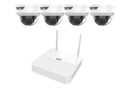 Uniview 2MP Dome Wi-Fi Kit(KIT/NVR301-04LS3-W/4*IPC322LB-ABF28WK-G)