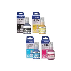 Brother Genuine BTD100 4-color Ink set for DCP-T730DW T830DW T930DW